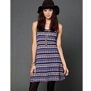 Free People Sweater Dress Blue Fair
Isle A line